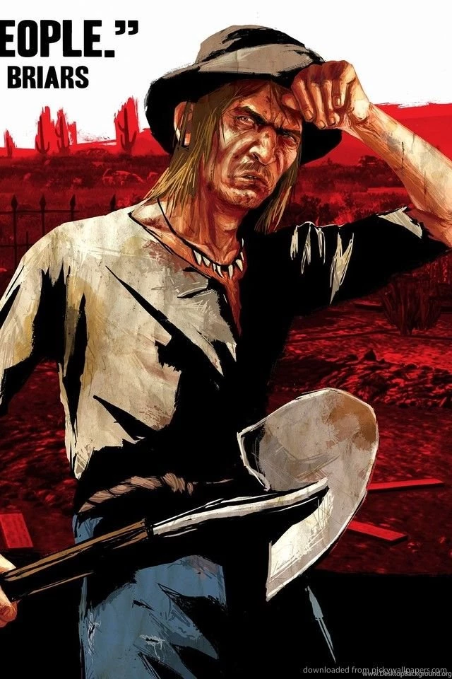 Download RDR Seth Briars Wallpapers For iPhone 4