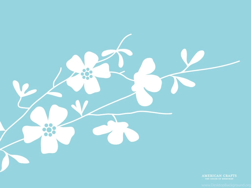 Olivia Carroll: Blue Flower Wallpapers
