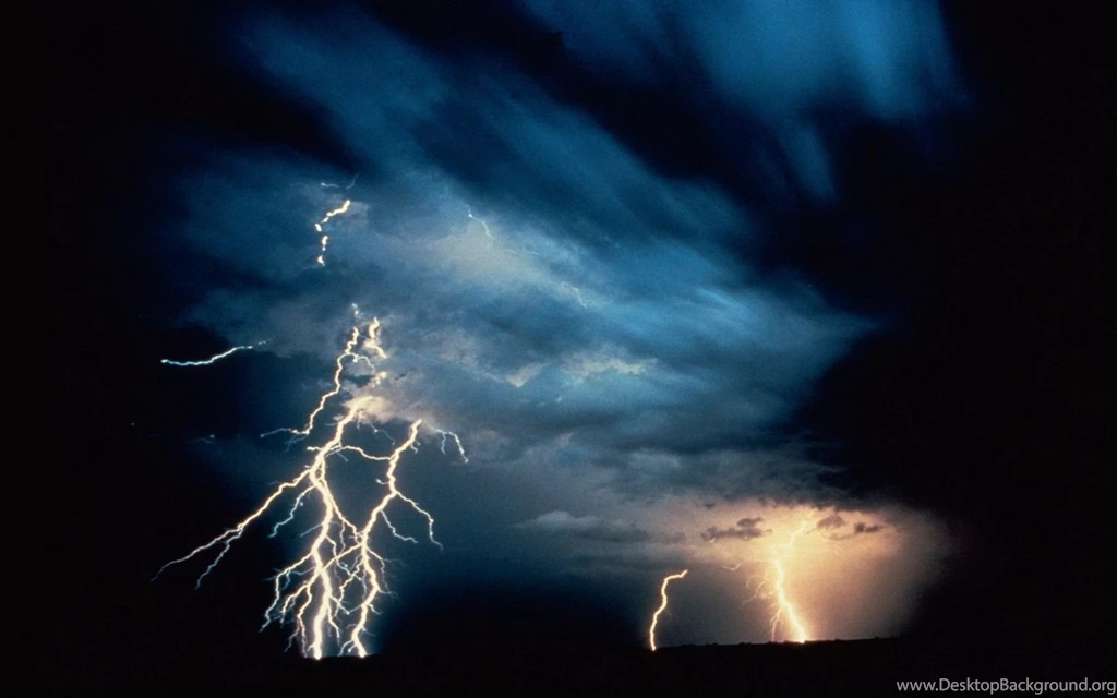 Thunderstorms And Lightning Wallpaper.