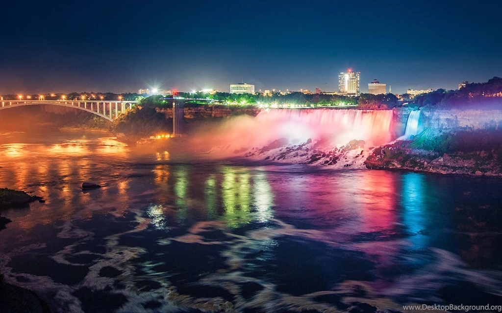 Niagara Falls At Night HD Wallpapers