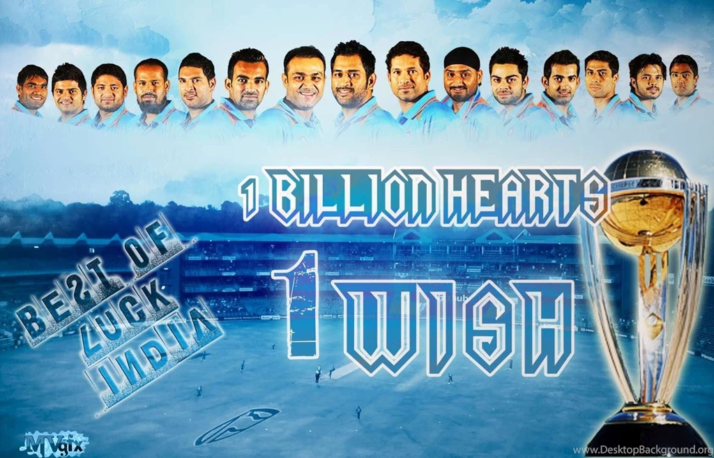 MV Gfx: Cricket World Cup 2011 Team India Wallpapers