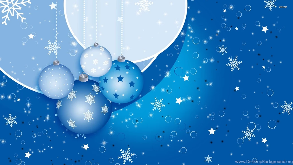 Blue Christmas Ornaments Wallpapers   Holiday Wallpapers