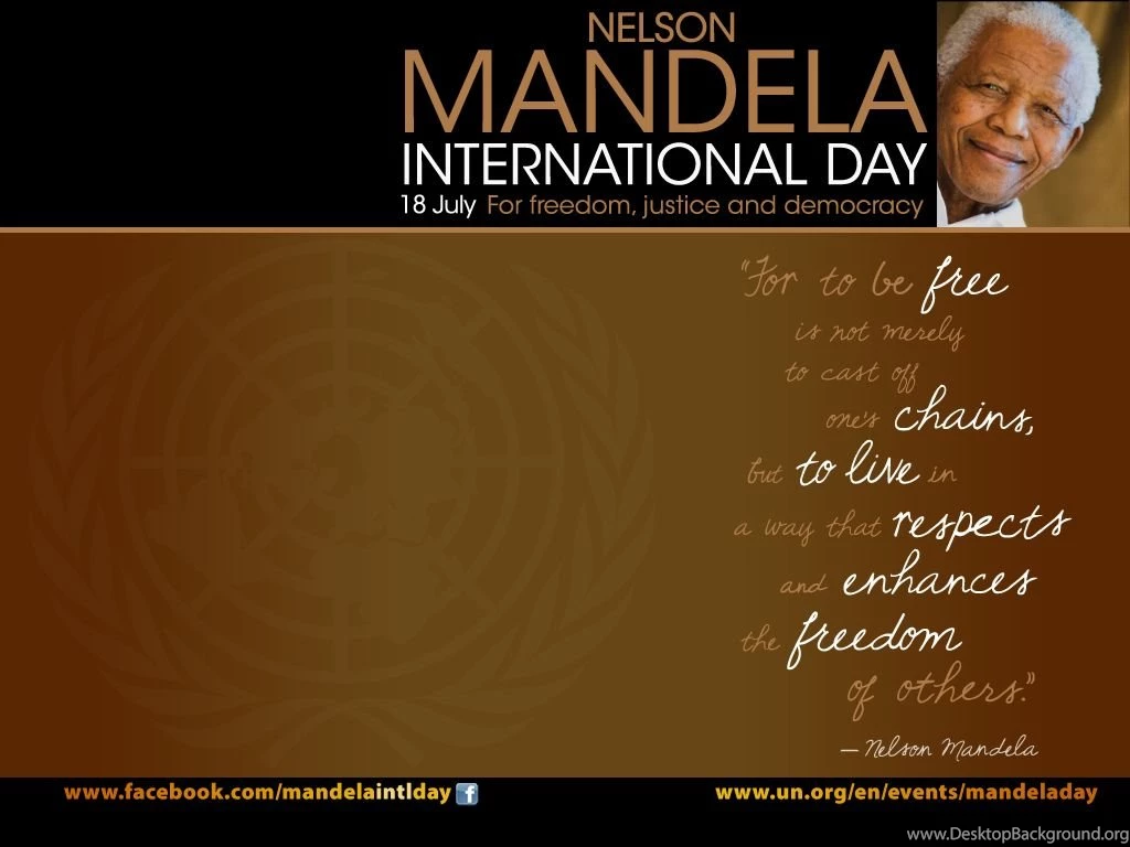 Nelson Mandela International Day Wallpapers