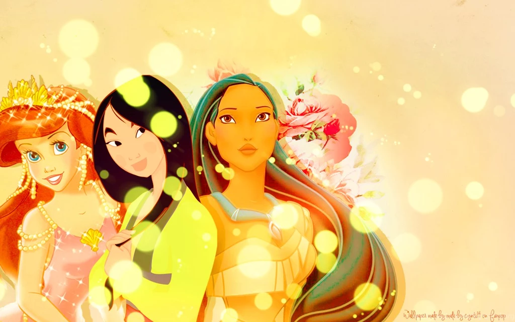 Ariel, Mulan And Pocahontas Wallpapers   Disney Princess Wallpapers ...