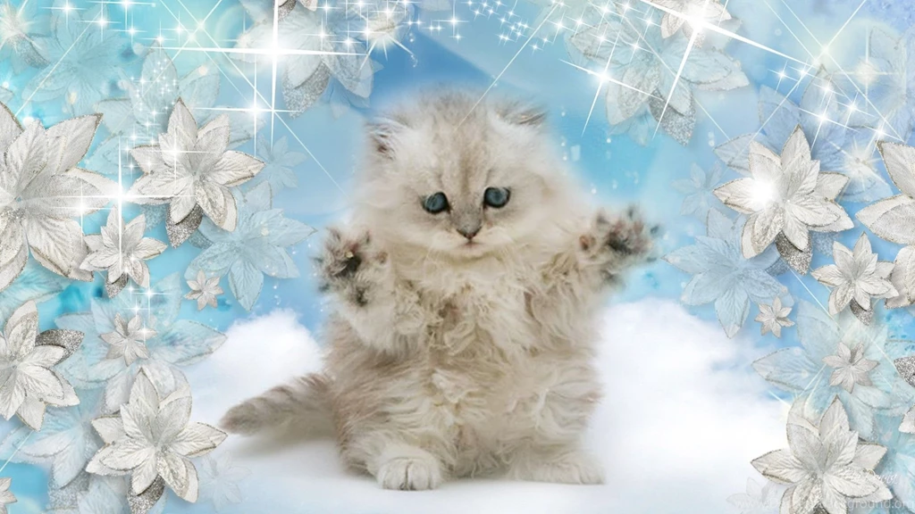 Christmas Kitty Blues Feliz Navidad Firefox Persona Blue Cat ...