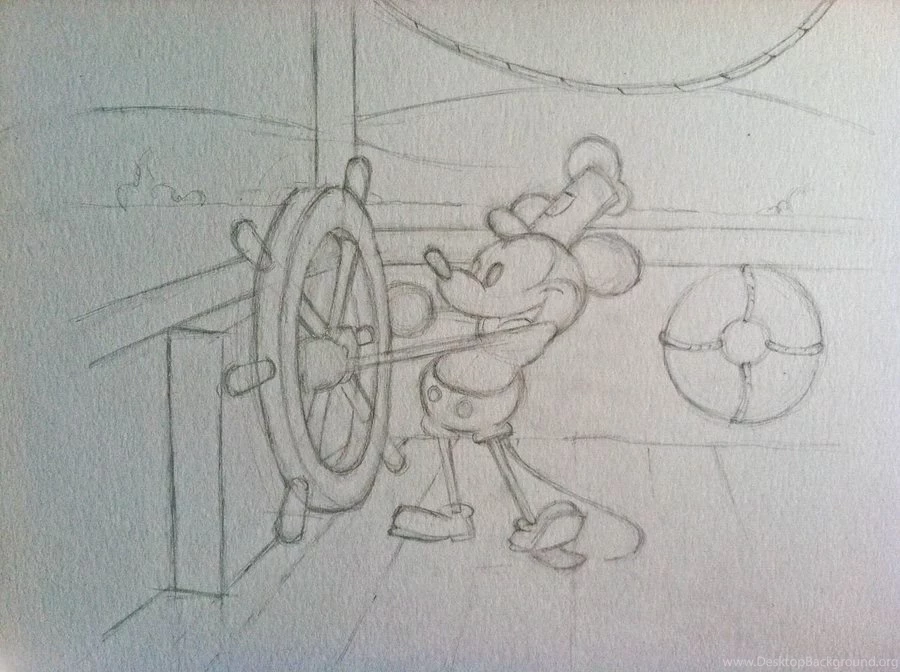 My Steamboat Willie Sketch By Lordofthepirates On DeviantArt