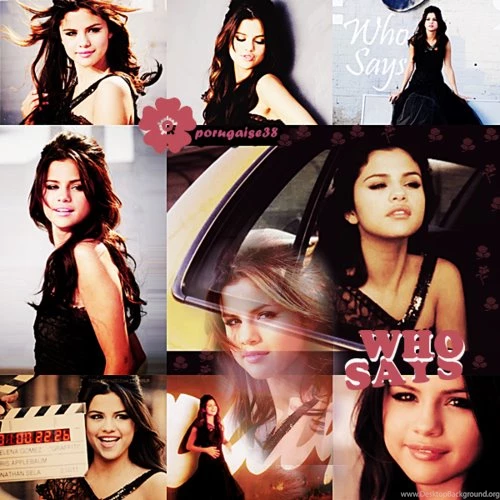 Selena Gomez Who Says WALLPAPER!!!!!!!!!!   Who Says Blingee Photo ...