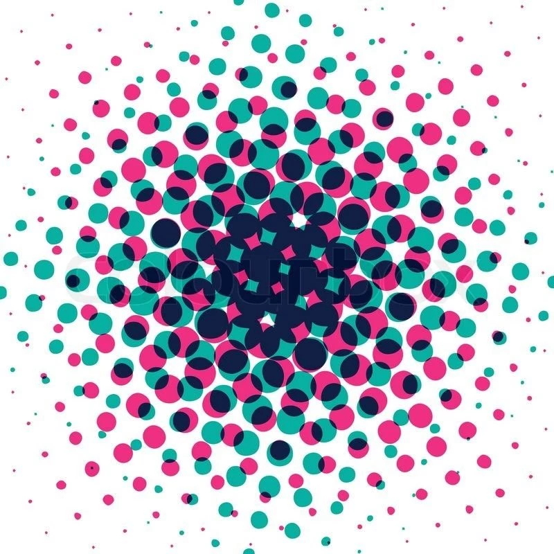Raster Bitmap Polka Dotted Graphic Design Backgrounds
