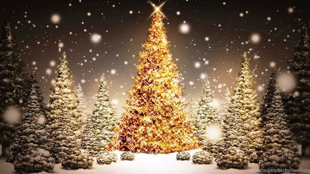 Christmas Lights Widescreen Desktop Wallpapers