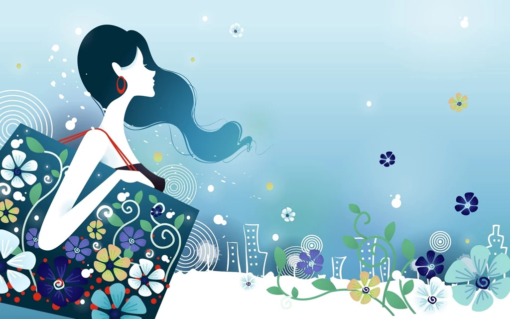 Vector Girl Wallpapers 766647