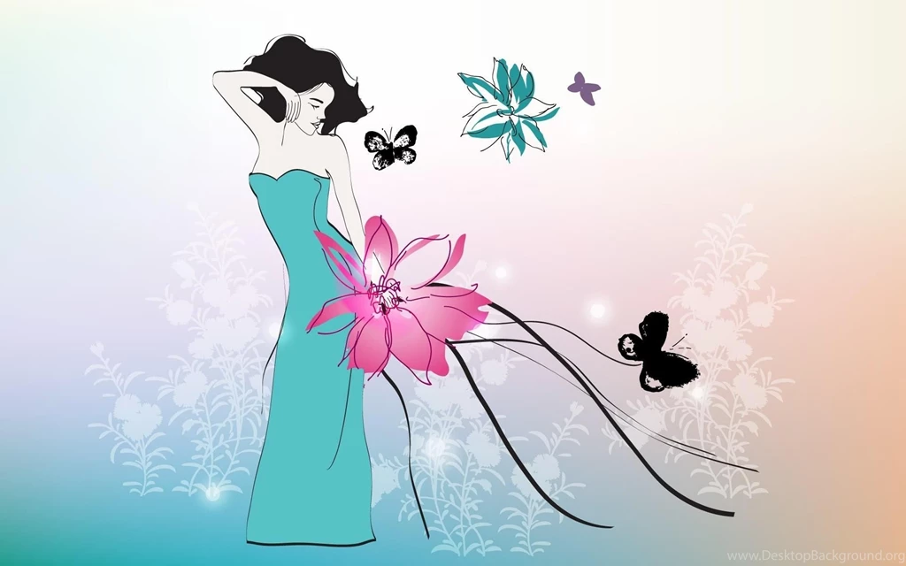 Vector Girl Wallpapers