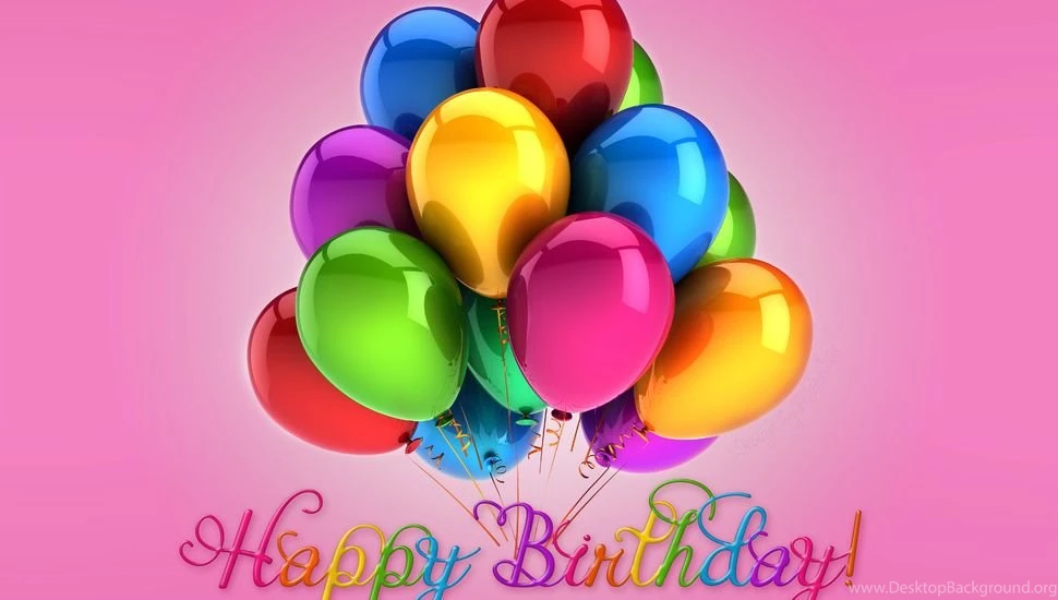 Balloons, Balloons, Happy Birthday, Colorful, Design By Marika ...