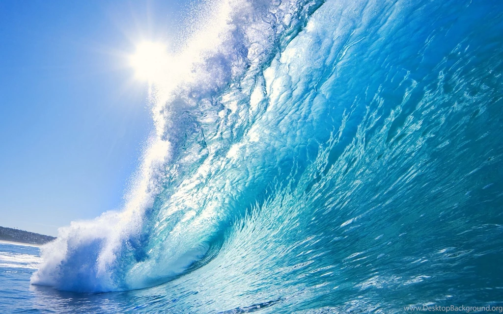 Ocean Waves Backgrounds In 2560x1600 Resolution
