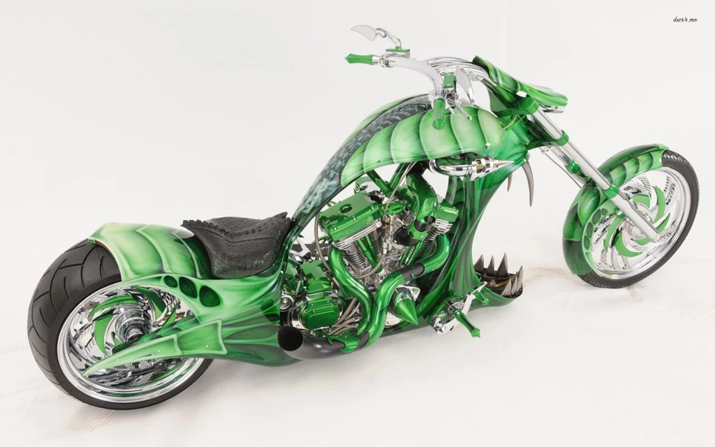 Harley Davidson Green Cobra Wallpapers   Motorcycle Wallpapers