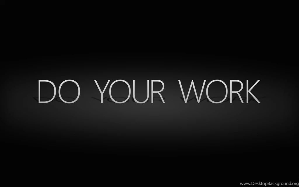 Do Your Work Image Quote