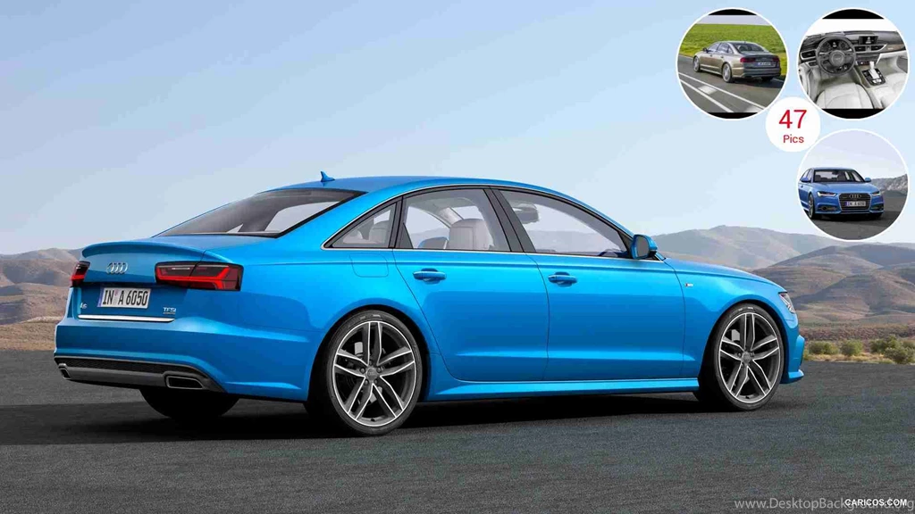 2015 Audi A6 (Liquid Blue Metallic) Side
