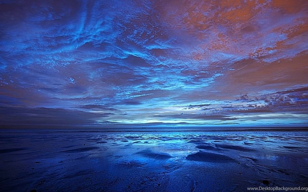 1280x800 Dawn Over Beach Desktop PC And Mac Wallpapers