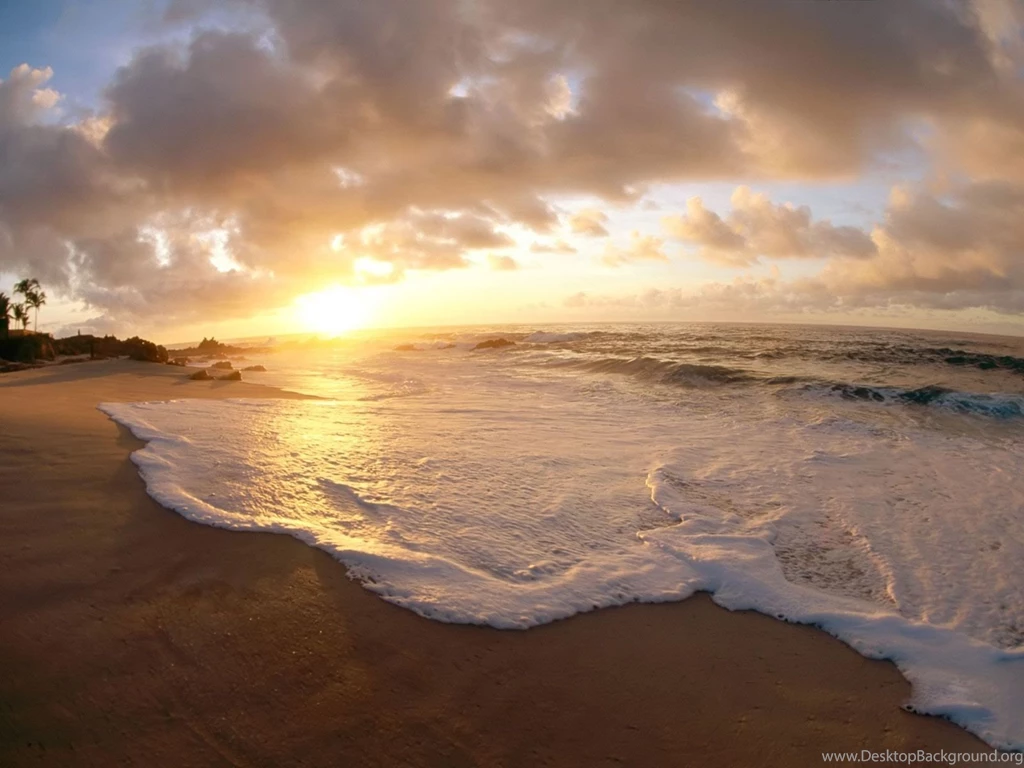1600x1200 Sunset On The Beach Desktop PC And Mac Wallpapers