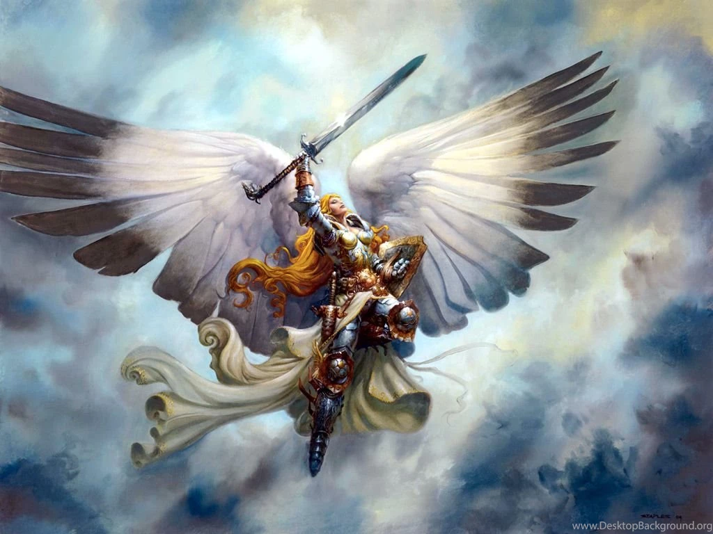 The Lady Angel Backgrounds Wallpapers