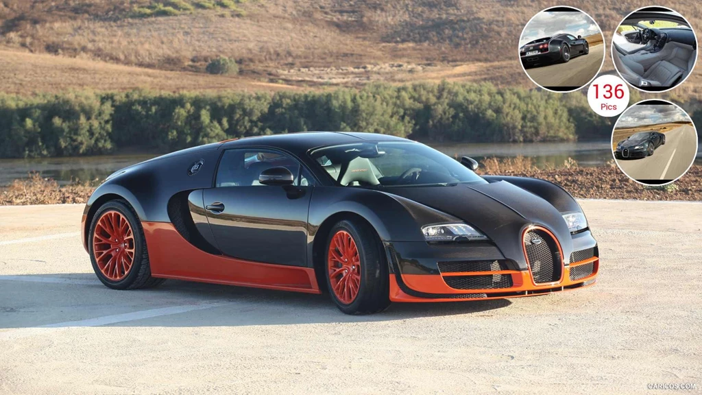 Bugatti Veyron Super Sport   Orange & Black