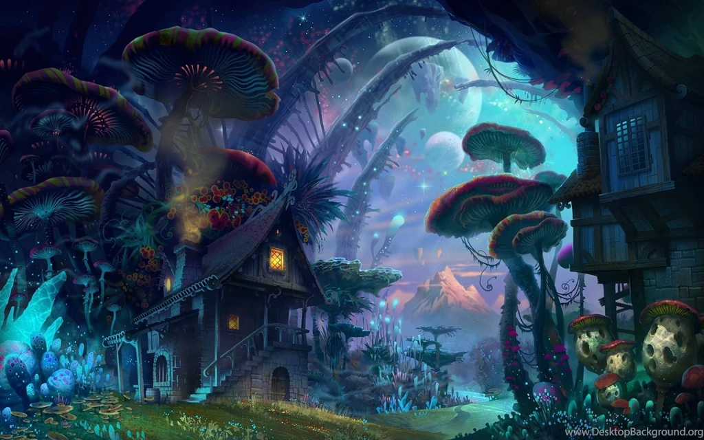 Tiny World Fantasy Art Wallpapers For Desktop Free Download