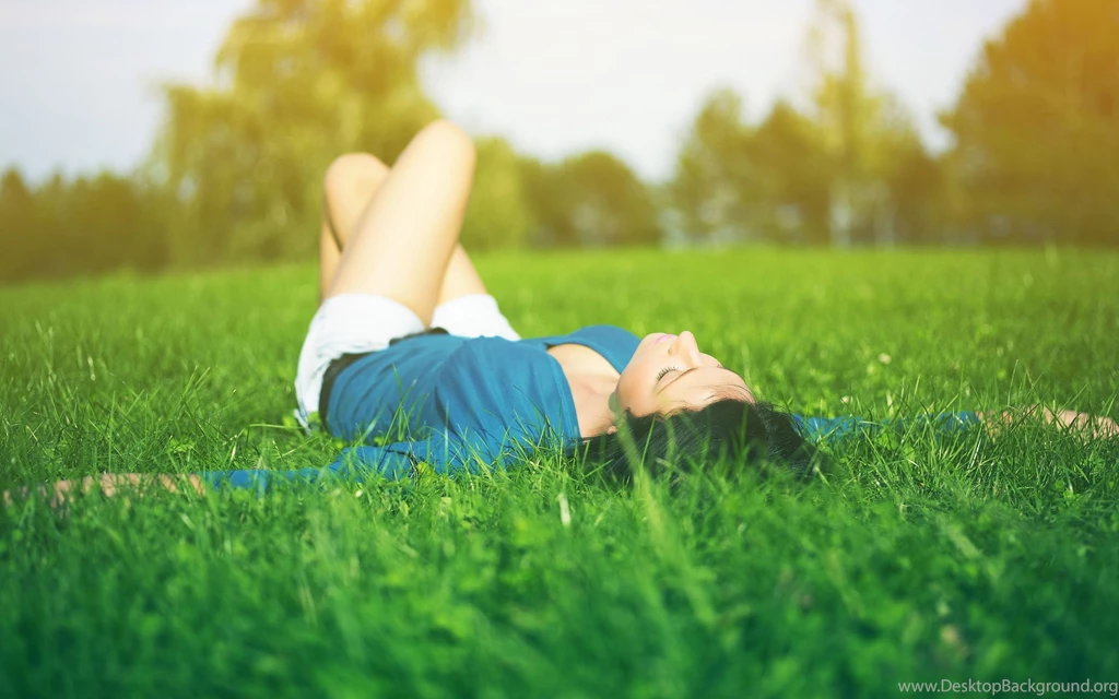 Girl Chill In Nature Wallpapers