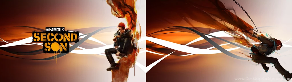 Made' InFamous Wallpapers For My Dual Monitors, Thought You Guys ...