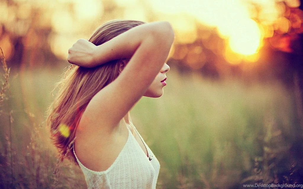 Girl nature photo wallpaper 1920x1200 Magic4Walls.com