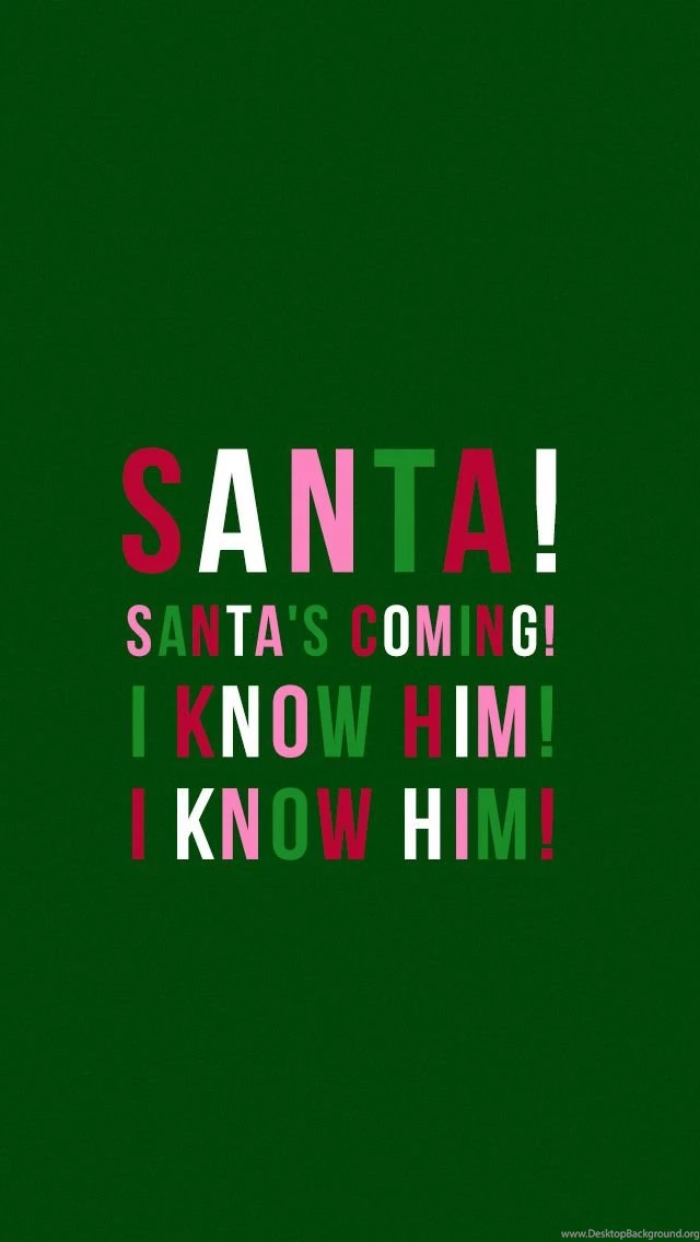 Santa's Coming! FREE Phone Wallpapers — MEL