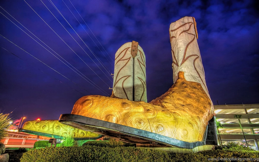 Largest Cowboy Boots, San Antonio, Texas Widescreen Wallpapers ...