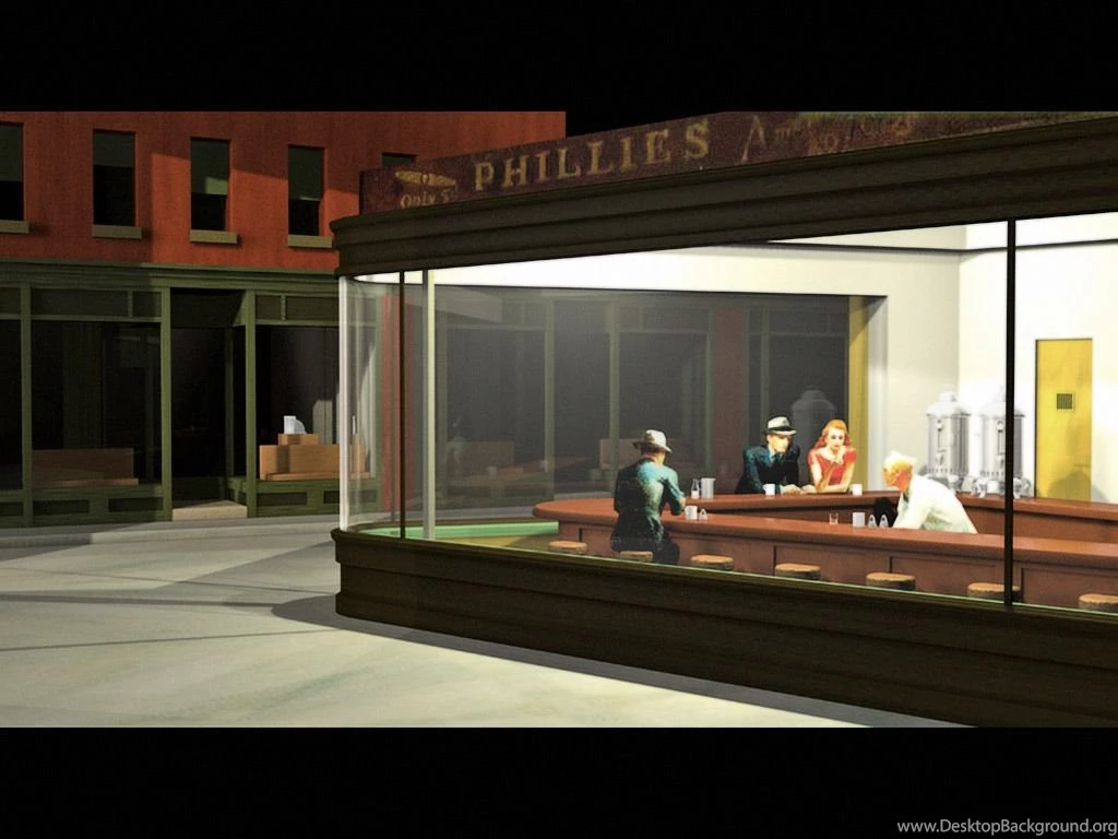 Picture For > Nighthawks Parody Wallpapers
