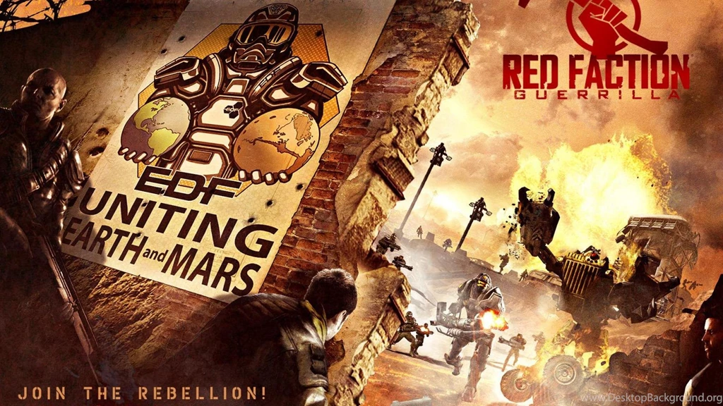 Red Faction Guerrilla Edf Uniting Wallpapers (