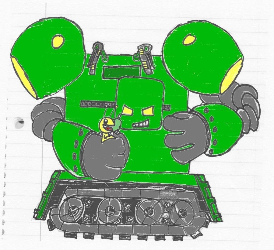 Alien Hominid Boss COLORED By ShizaCoffee On DeviantArt