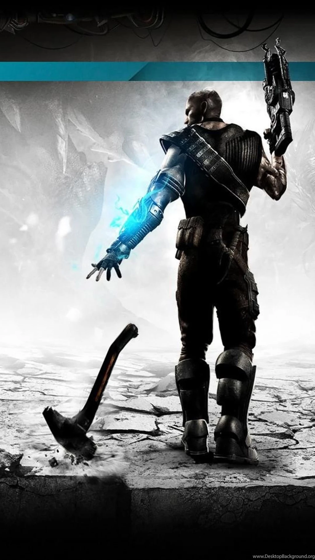 Download Wallpapers 1080x1920 Red Faction Armageddon, Hand, Magic ...