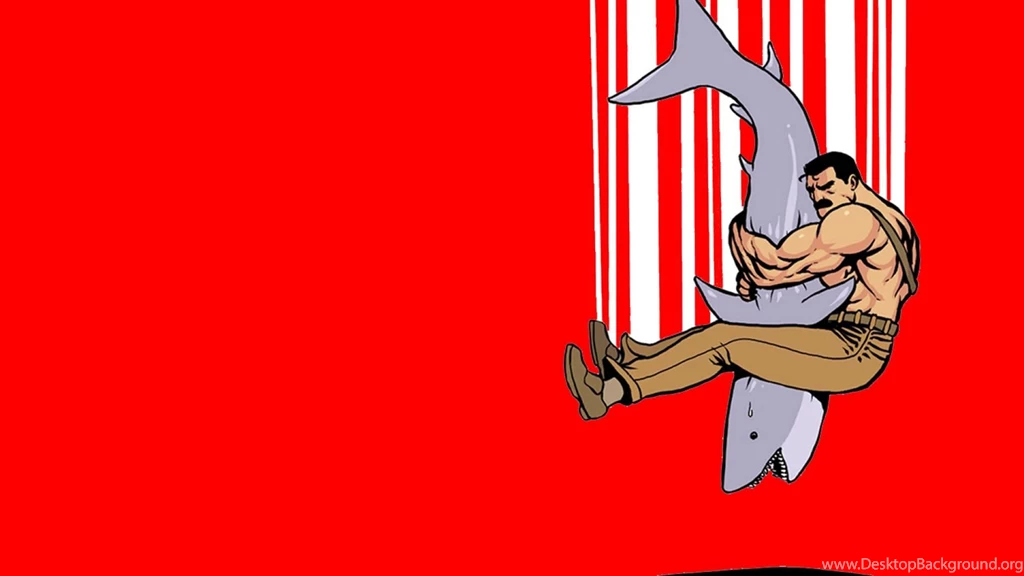 Red Red Backgrounds Sharks Simple Backgrounds Wallpapers (