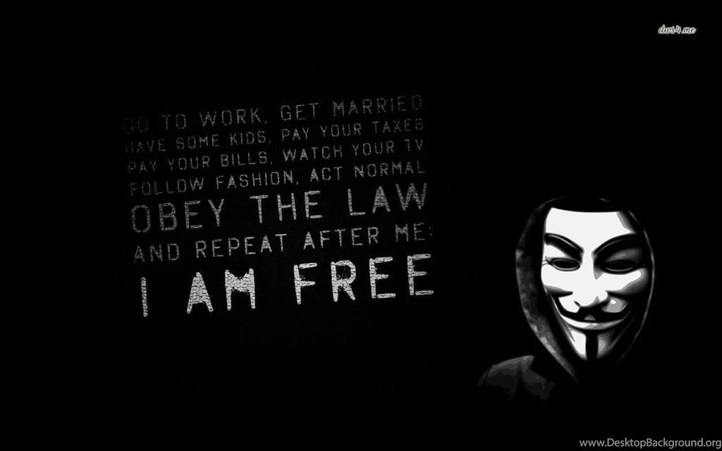 Anonymous Quote Wallpapers Digital Art Wallpapers