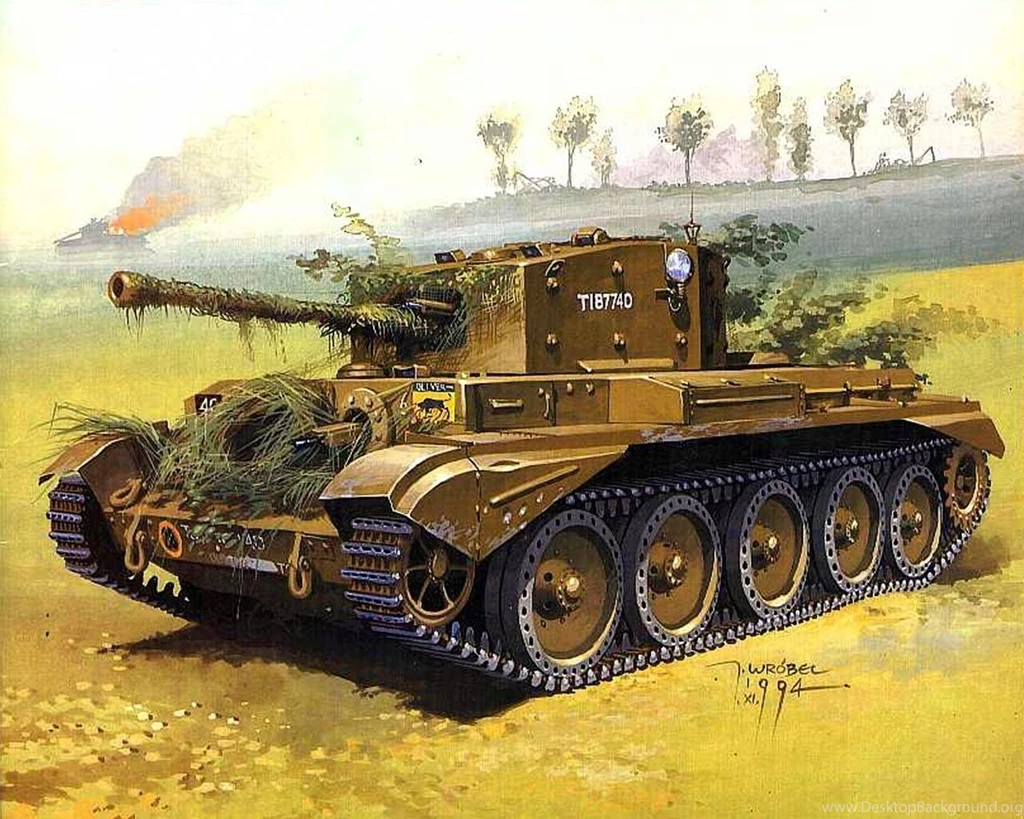 Wallpapers Tanks Painting Art Cromwell Army Image