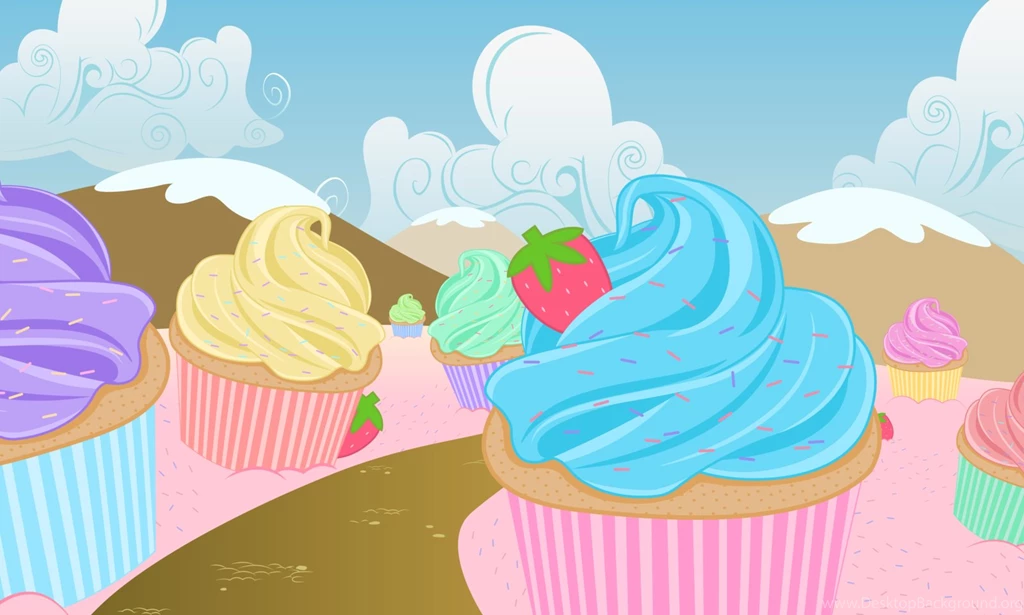 Backgrounds Vector Cupcake Land By Baraniruchu On DeviantArt