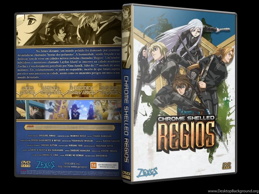Chrome Shelled Regios   DVD Cover By Daidaman On DeviantArt