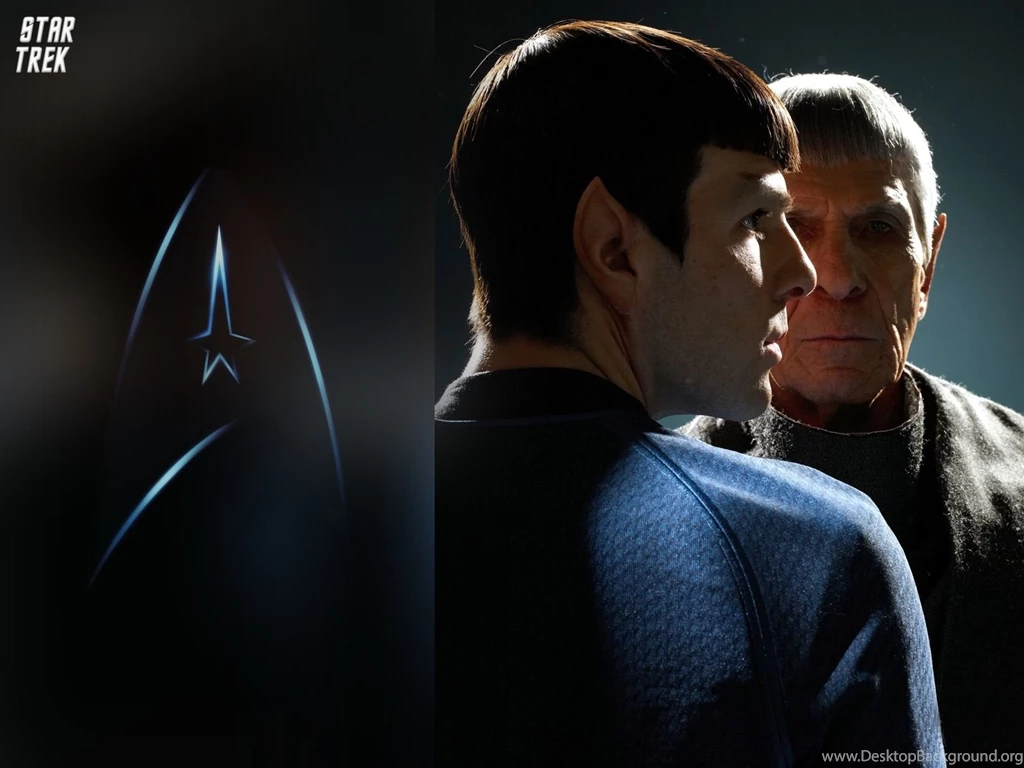 Star Trek Spock And Spock Prime, Free Star Trek Computer Desktop ...