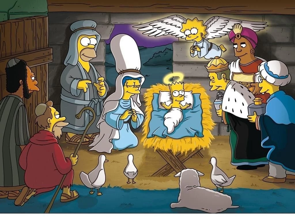 Christmas Simpsons The Simpsons Wallpapers (9474322) Fanpop