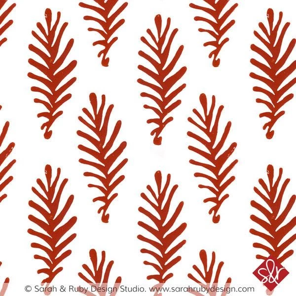 Don't Leave Me Hand Printed Wallcovering – Sarah & Ruby Design Studio