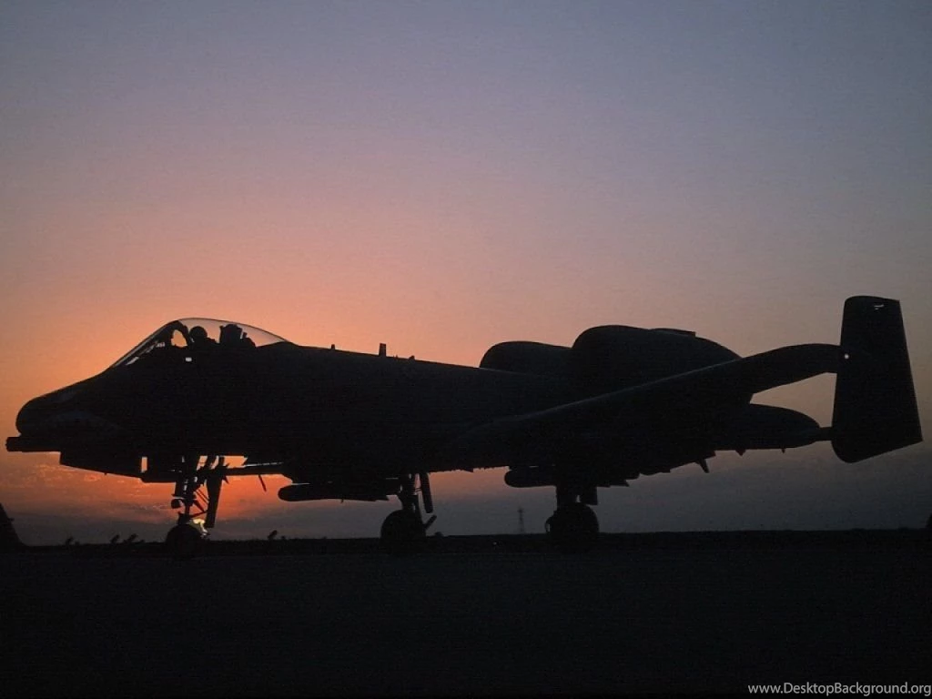 Sunset Takeoff Of A 10/OA 10 Thunderbolt II ("Warthog"). Free ...