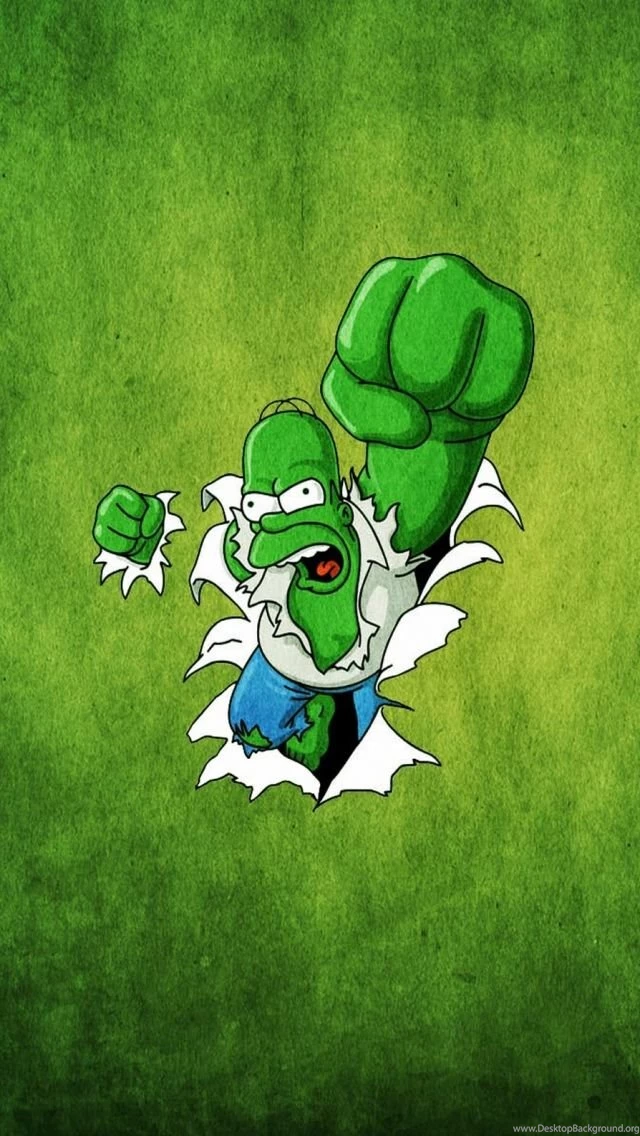 Hulk Homer iPhone 5 Wallpapers (640x1136)