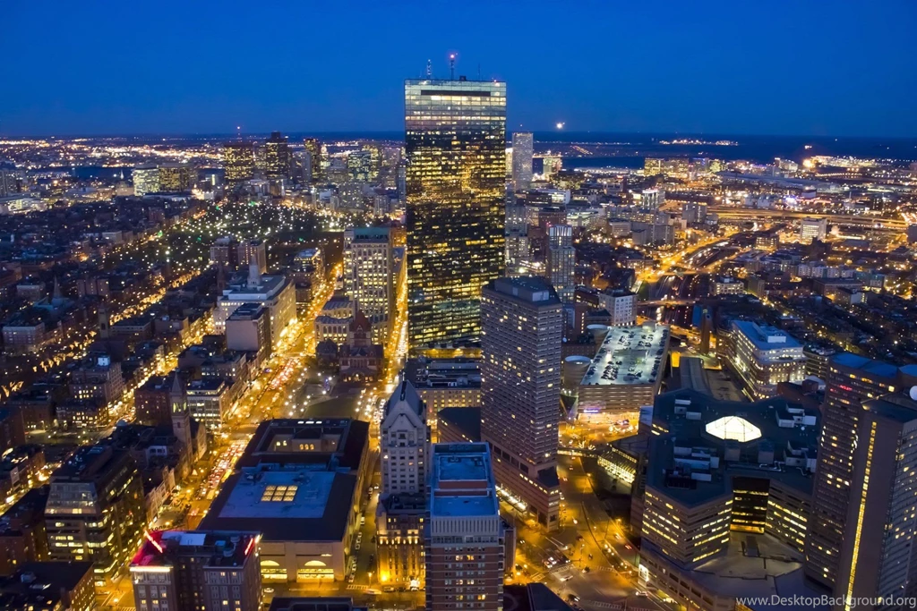 Wallpapers Boston By Night 1920 X 1280 Cities Metropolis ...