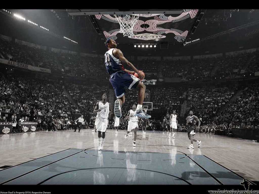 LeBron James All Star 2007 Dunk Wallpapers