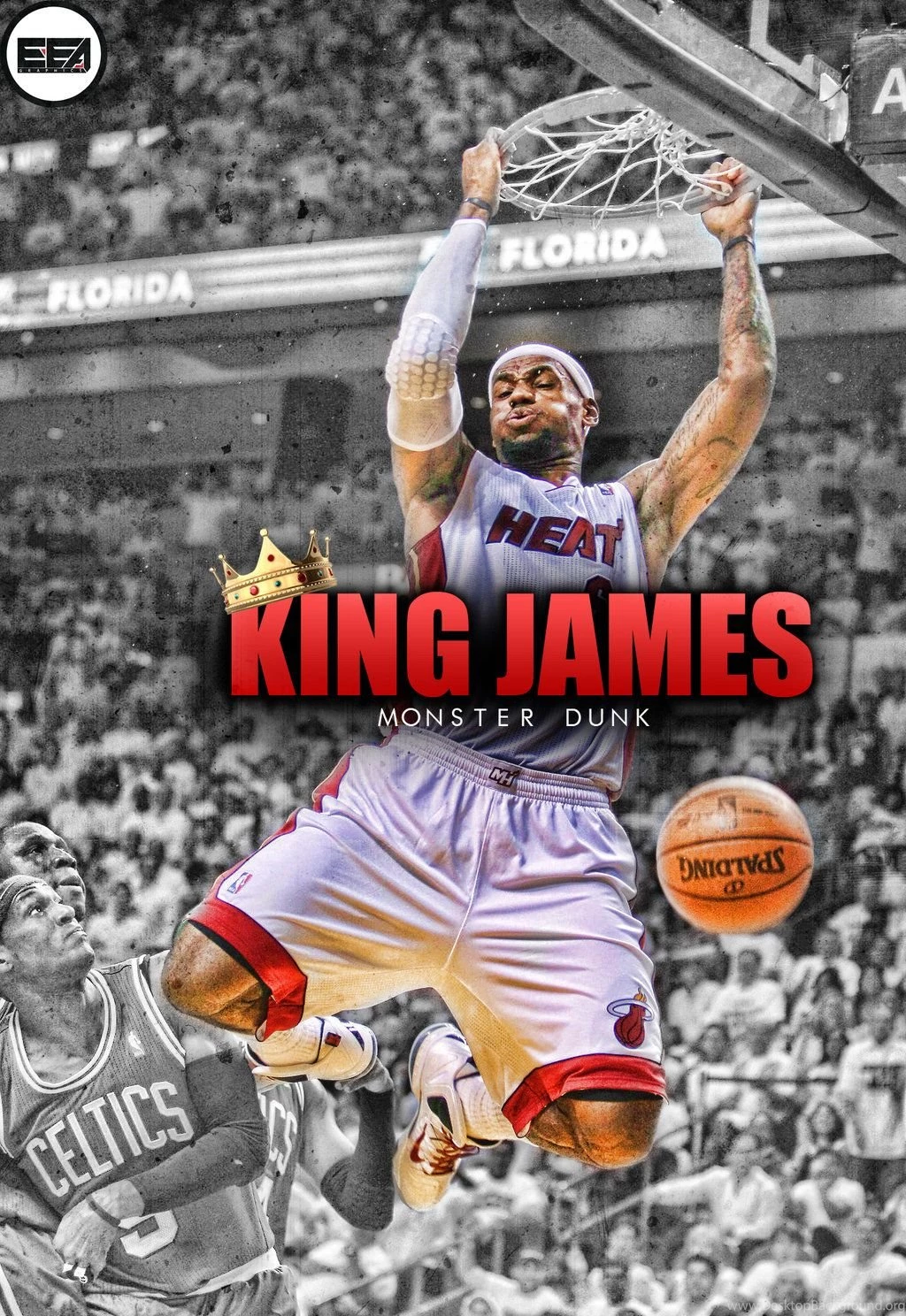 DeviantArt: More Like Lebron James Monster Dunk Wallpapers By ...