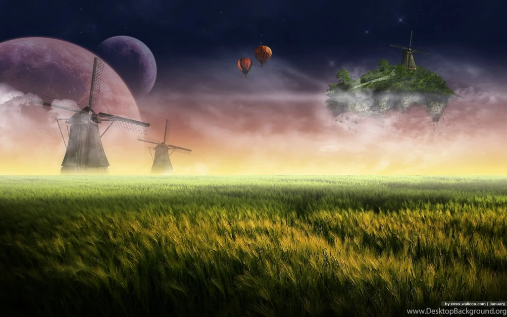 Floating, Island, Wallcoo, Wallpaper, Nuahs, Mygaf, Nature ...