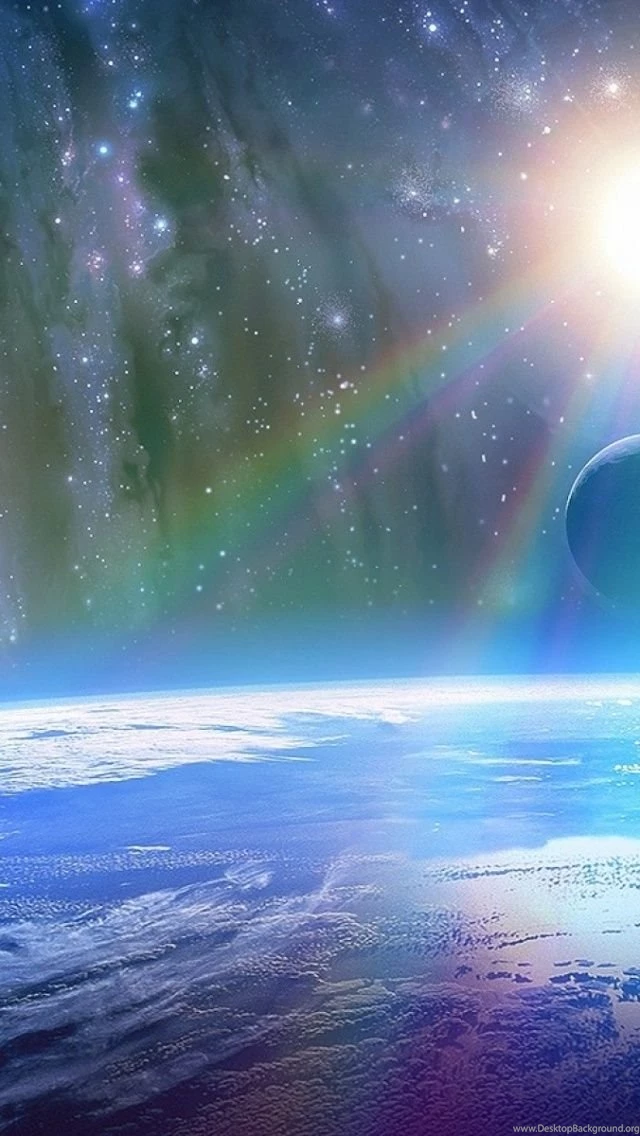 640x1136 Bright Sunshine Outer Space Iphone 5 Wallpapers