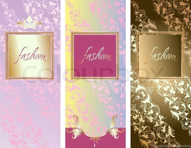 Set Of Three Fashion Backgrounds